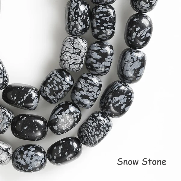 Snow Stone 15," прядь 20 бусин естественный неправильной формы круглый Ametyst Citrin e флюорит Неокрашенный кварцевый кристалл рок бусина 14-16*18-22 мм Размер - Цвет: Snow Stone