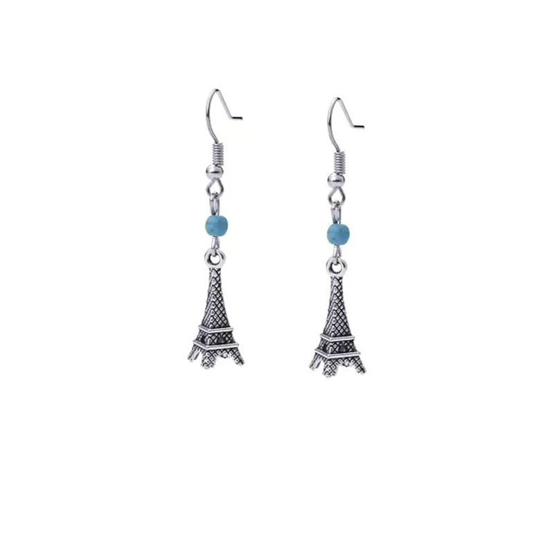 12 Styles Bohemia Sea horse Elephant Leaf Drop Earrings for Women Ethnic Antique Silver Plated Dangle Earring Fashion Jewelry | Украшения и