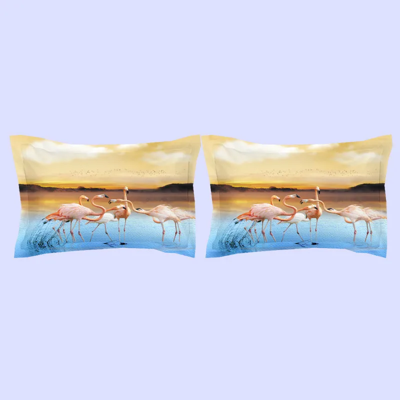 

Flamingos Bedding Outlet Set Children's Bed Comforter Duvet Cover Set Couples Bed Cloth Bedclothes Cover Bed Linen Bedding Set