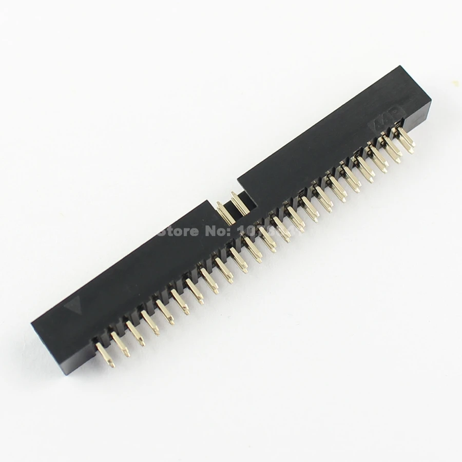 10 шт. 2 мм 2x22 контакта 44 прямой Штекерный кожух PCB Box header IDC разъем|sockets 2mm|socket headersocket m