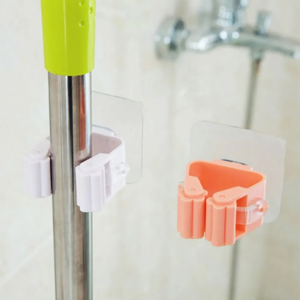 3 цвета настенный органайзер для швабры ДЕРЖАТЕЛЬ ЩЕТКА метла - Цена: 