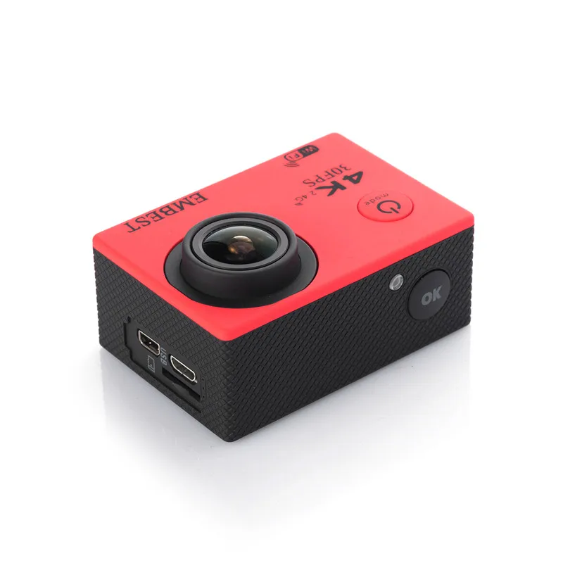 EMBEST F60/F60R Экшн-камера Ultra HD 4K WiFi 1080 P/60fps 2,0 lcd 170D Водонепроницаемая экшн-видеокамера на шлем с дистанционным управлением