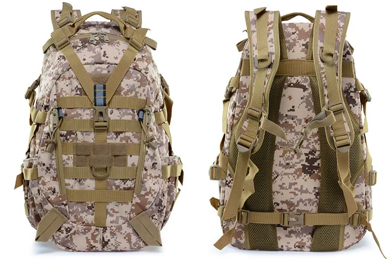 Военный Рюкзак Molle, Мужская армейская тактическая сумка, походный рюкзак для альпинизма, походный камуфляжный рюкзак для путешествий, Mochila Milita