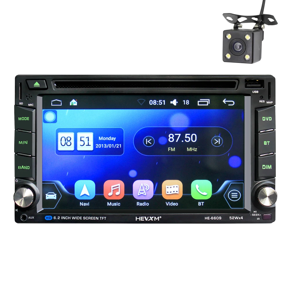 Авто Радио 2 Din Android 6 0 gps навигация автомобильное радио стерео &quot1024*600