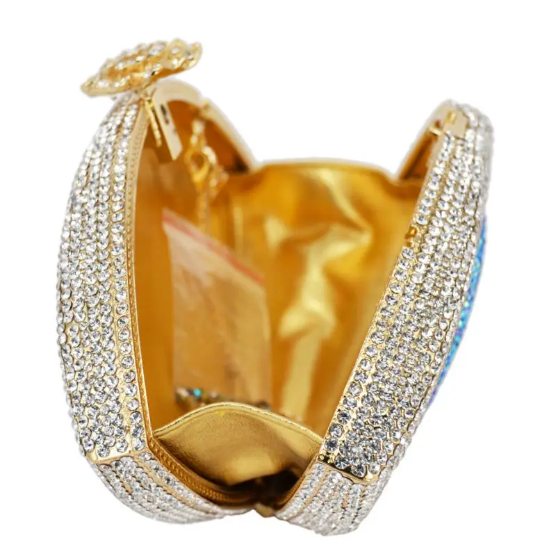 Стильная женская сумка Devil eye роскошная вечерняя с бриллиантами женский кошелек