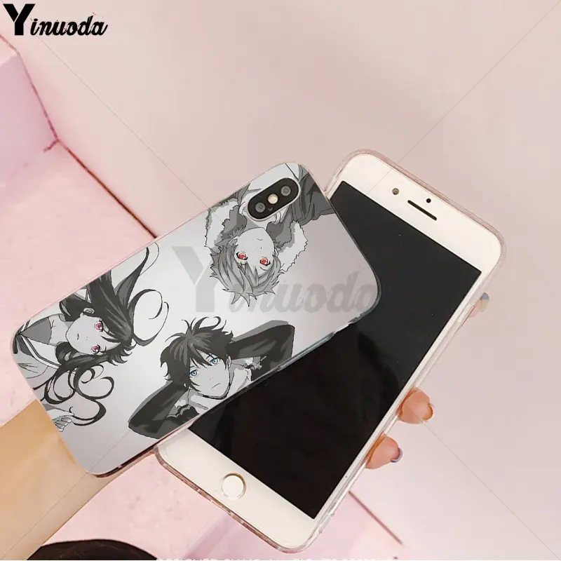 Yinuoda Noragami yato Аниме Новый чехол для телефона Fundas iPhone X XS MAX 6 6s 7 7plus 8 8Plus 5 5S SE