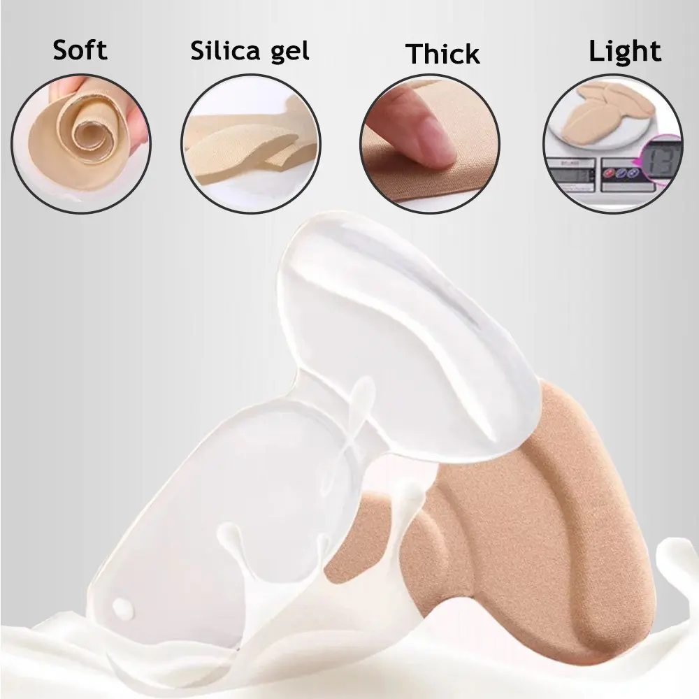 Heel protectors for womens shoes Soft Silicone gel heel cups Heel Liner Grips High Heel Comfort Pads Feet Care Accessories