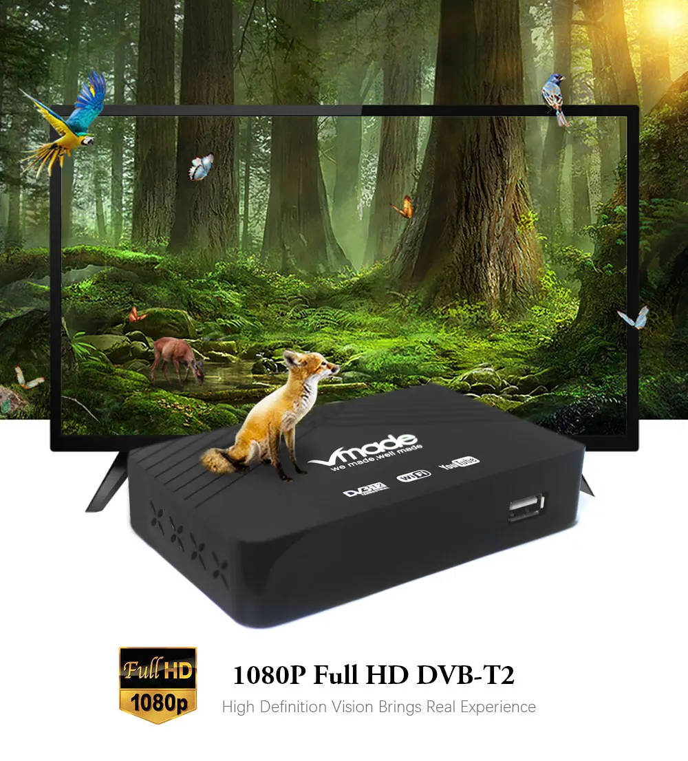 DVB-T DVB T2 H.264 MPEG-4 ТВ-тюнер конвертер WiFi Youtube DVB-T2 цифровой ТВ-приставка наземный приемник HD телеприставка медиаплеер