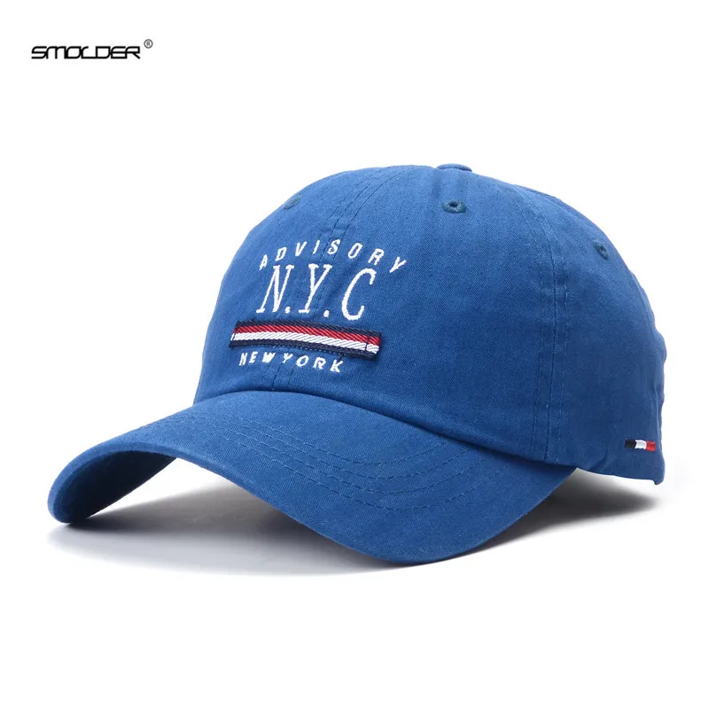 [SMOLDER] 2018 Новое поступление NYC хлопковая бейсболка повседневная с буквенным