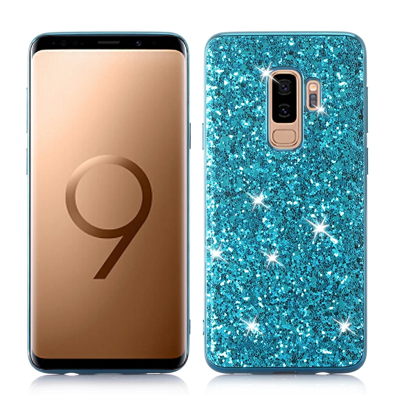 Luxury Bling Shining TPU For Sumsung Galaxy S8 S9 S10 E A6 A8 J4 J6 Plus J7 A7 A9 2018 S7 Edge Hard Back Cover Case Mujer Shell |