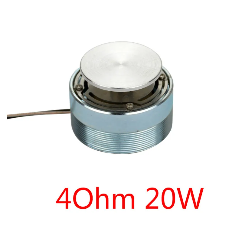 4Ohm 20W AIYIMA 1 шт. Полнодиапазонный динамик 20 Вт 4/8ohm 44 мм аудио вибрации ВЧ Рог Hi-Fi-ВЧ-резонансный динамик стерео звук - Цвет: 4Ohm 20W