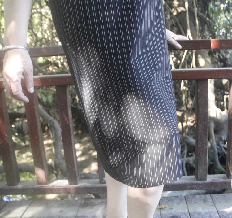 Женское платье размера плюс vestidos Полосатое лоскутное женское летнее черное платье размера плюс женское винтажное элегантное платье FD5
