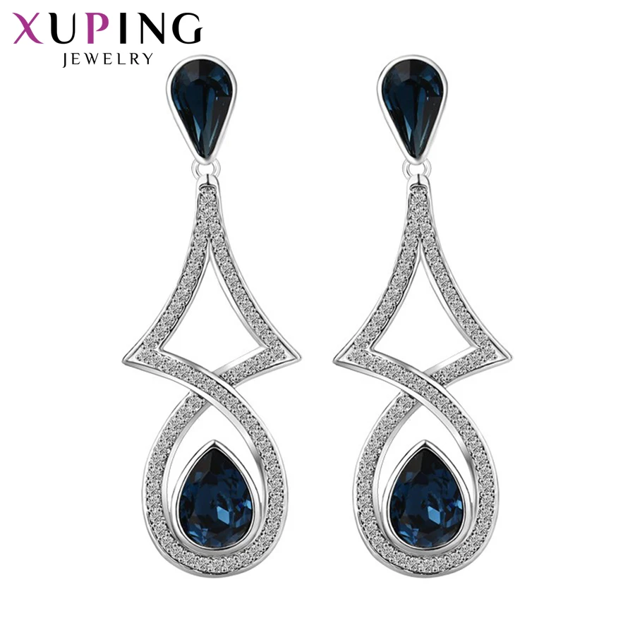 Xuping модные серьги высокого качества Кристаллы от Swarovski цвет покрытием шарм дизайн для женщин подарок XE2219