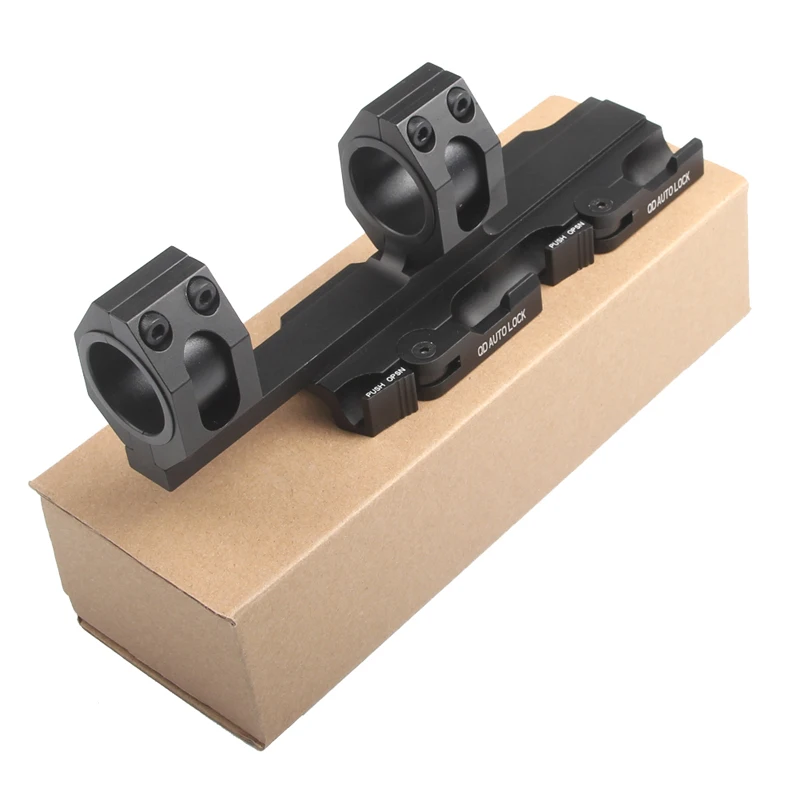 Tactical Rifle Scope Mount with QD Quick Detach Auto Lock Extend 1 Inch 30MM Dual Ring 20MM Rail HT2-0029 | Спорт и развлечения
