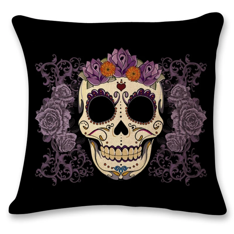 Европейская и американская мультяшная подушка в виде черепа для поддержки