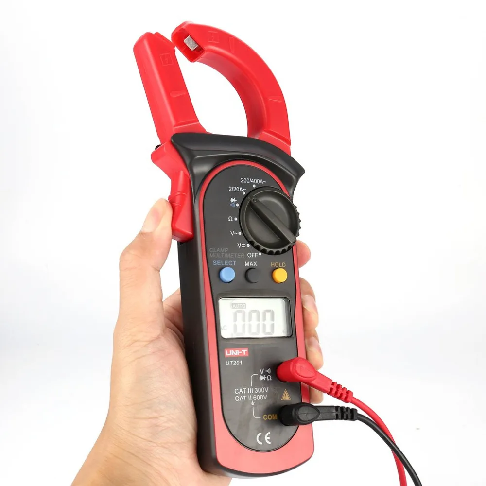 Мультиметр ток напряжение сопротивление тестер цифровой токовые клещи блок DC/AC