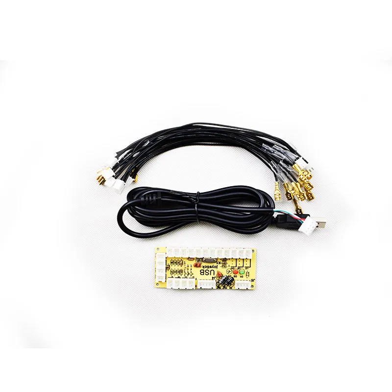 Нулевой задержкой USB Аркада энкодера ПК для джойстика и кнопки MAME JAMMA борьбе
