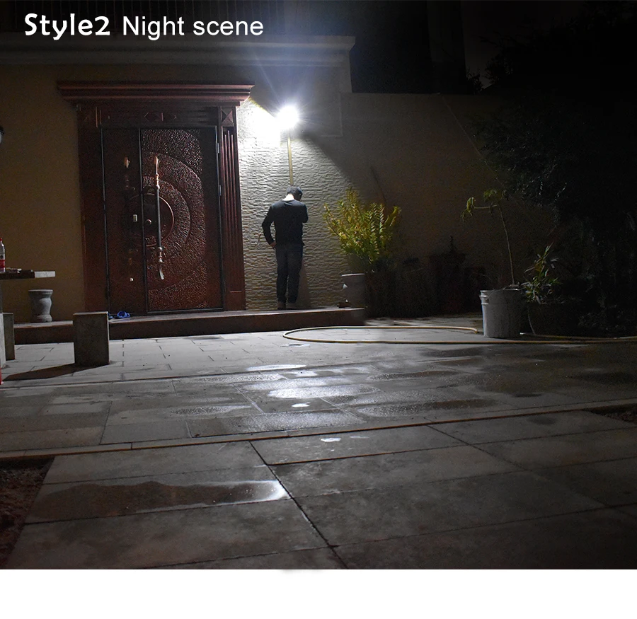 Новое поступление солнечная панель 3 Вт светодиодный уличный светильник PIR датчик движения светильник для наружного сада аварийный светильник безопасности точечный светильник