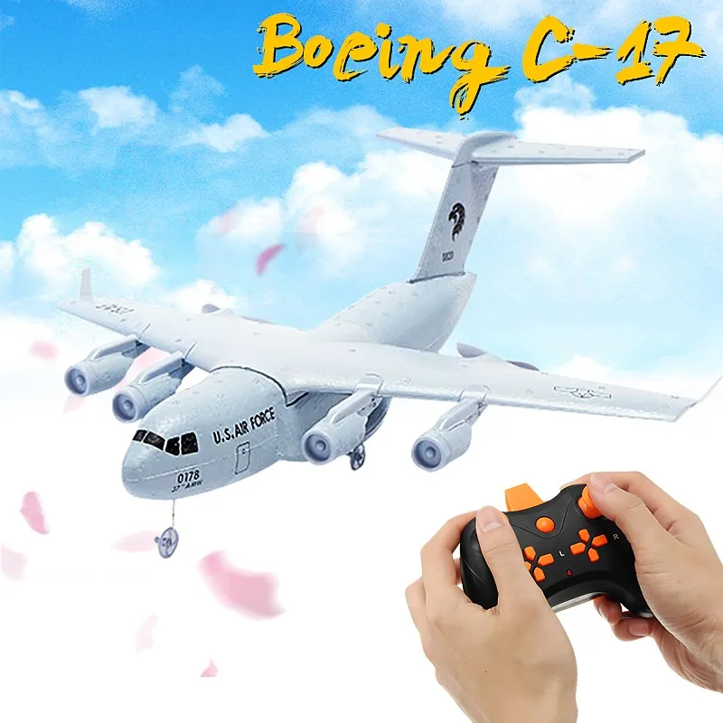 C17 транспорт 373 мм размах крыльев EPP DIY RC Самолет RTF | Игрушки и хобби
