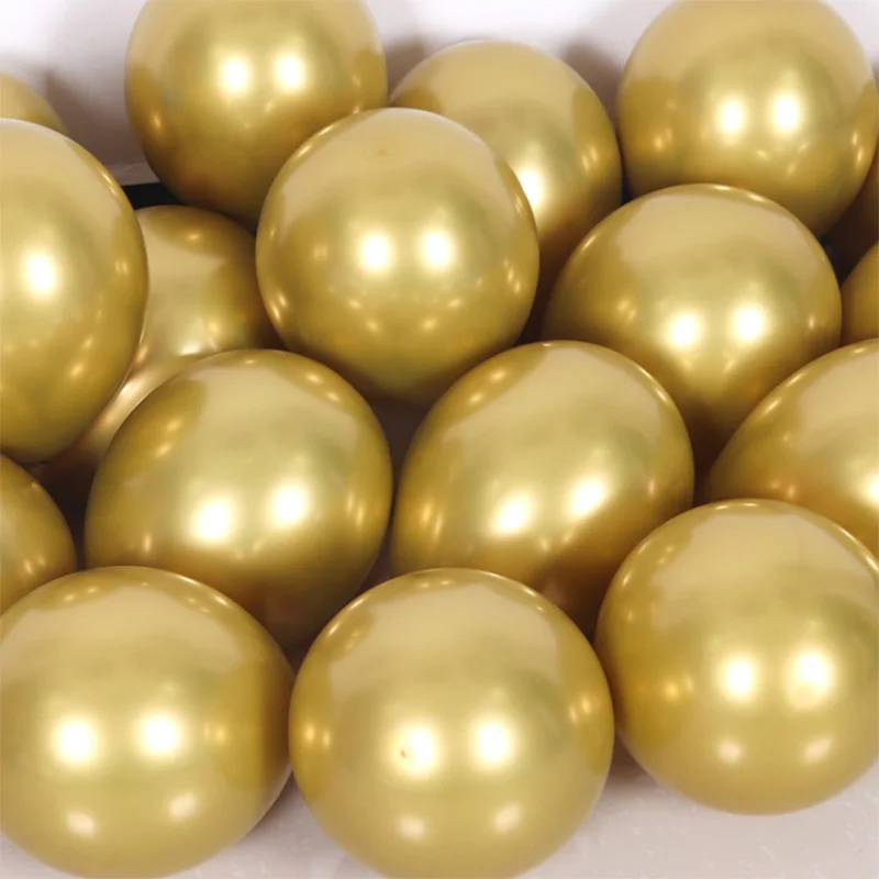 Gold 5/10 шт. 12 дюймов латексные гелиевые надувные шары воздушные шары с днем рождения Свадебные сувениры воздушные шары мульти балон для праздника вечерние поставки - Цвет: Gold