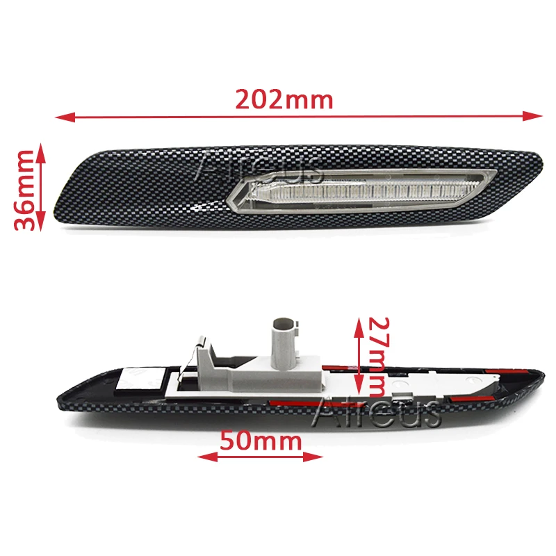 PAKUSI Автомобильный светодиодный указатель поворота и светильник-маркер для BMW E60