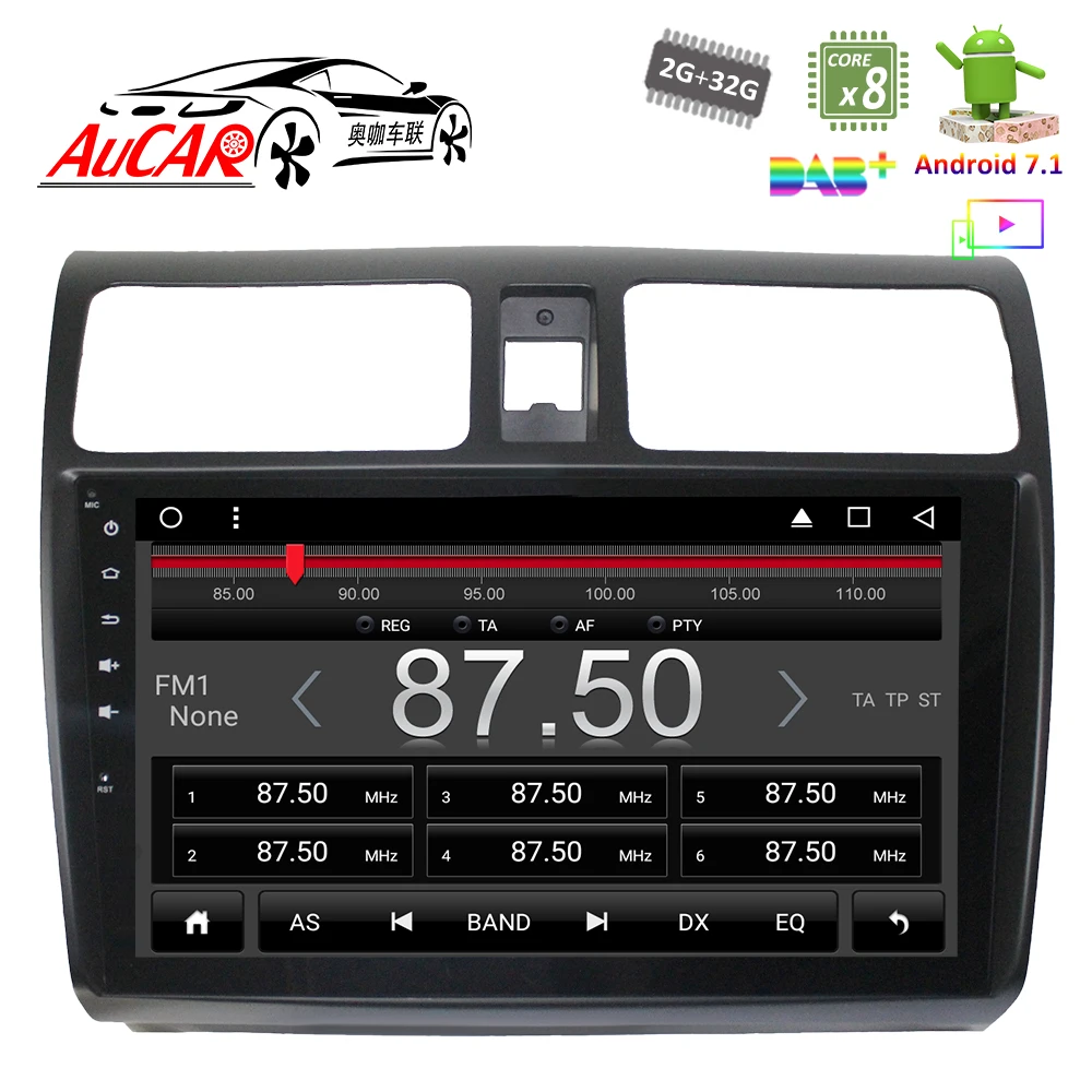 Android 7 1 10 &quotАвтомобильный dvd плеер GPS навигационная система для SUZUKI Swift 2004 2010 HD