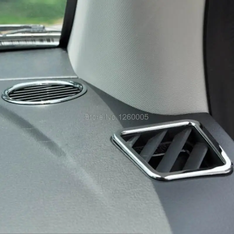 Для Jeep Compass 2011 2012 2013 2014 2015 Внутренний Воздух Условного Vent Рамка ABS Пластик Ddornment