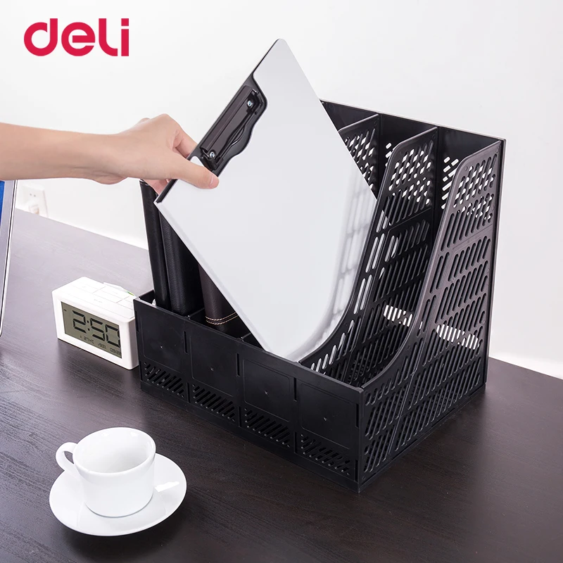 

Deli quality simple design clip writing folder for school A4 paper office document file organizer supply binder clipboard gift