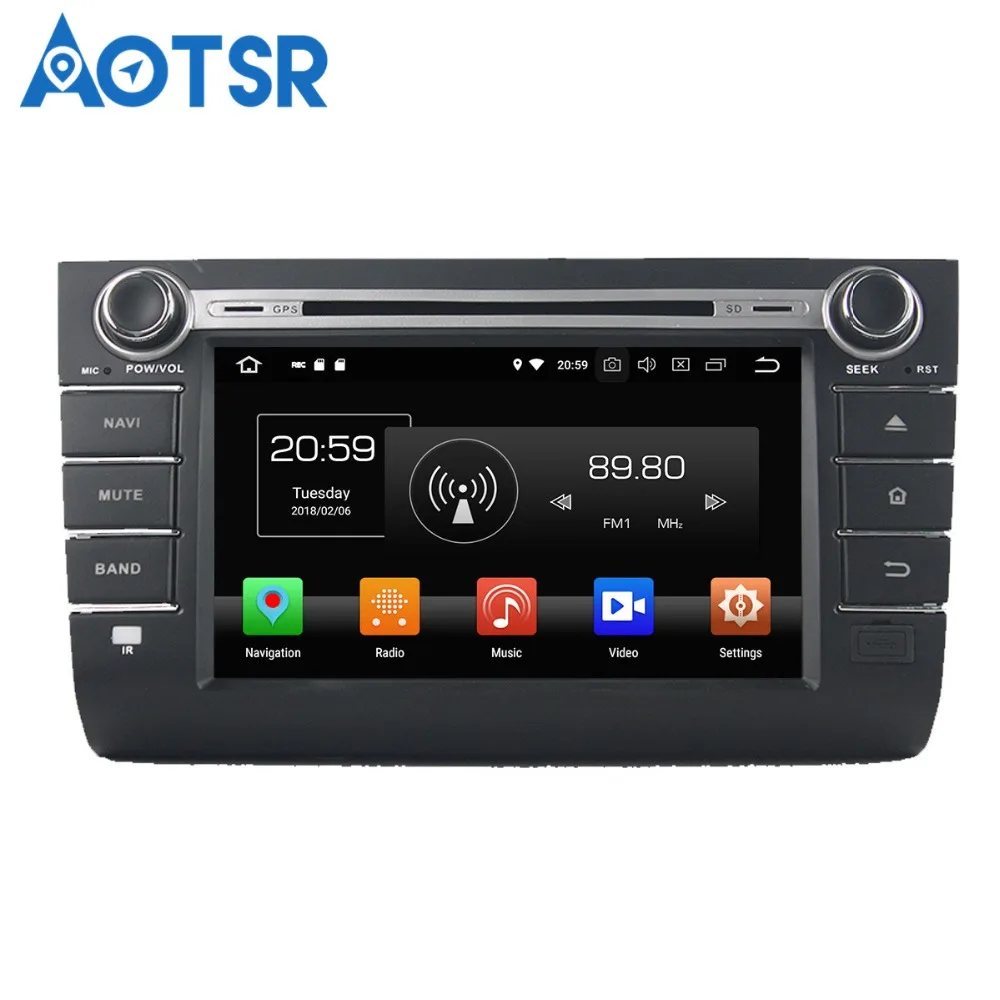 Автомобильный мультимедийный радиоприемник Aotsr Android 8 0 7 1 GPS-навигация без