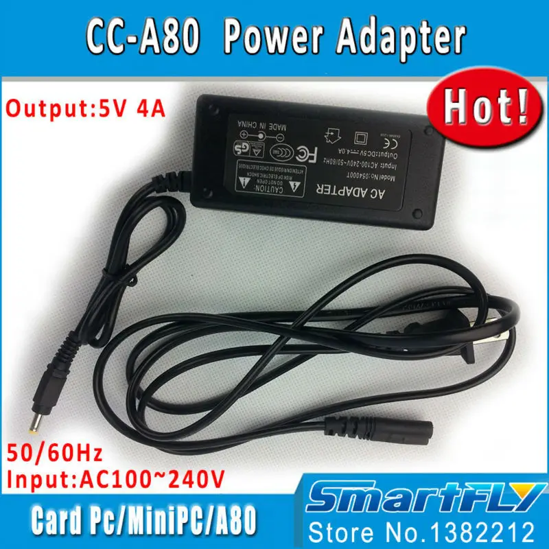 Бесплатная доставка! Адаптер питания (5 В 4 а) для Cubieboard4|cubieboard4 cc-a80|adapter poweradapter 5v |