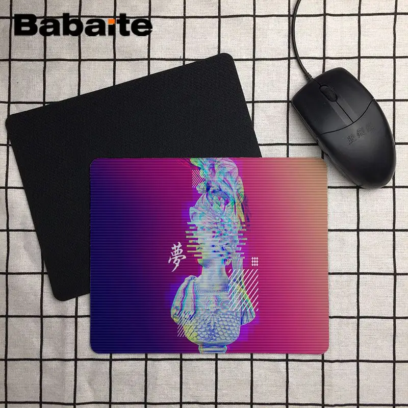 Babaite Vaporwave удобный коврик для мыши игровой коврик для мыши Размер для 25x29 см игровые коврики для мыши - Цвет: 18x22cm
