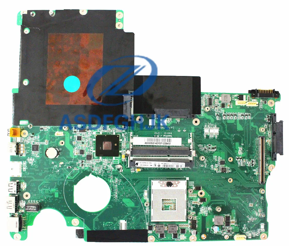 

Laptop Motherboard A000053140 For Toshiba X500 X505 Motherboard DATZ1CMB8F0 PM55 DDR3 Non-integrated 100% test ok