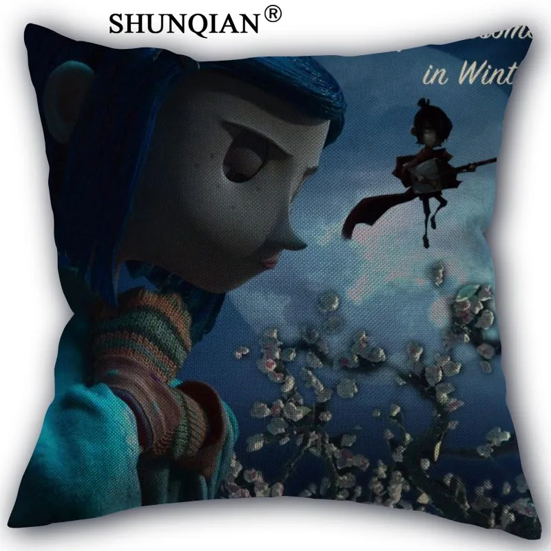 Высокое качество хлопок и лен Coraline декоративная Свадебные наволочки наволочка