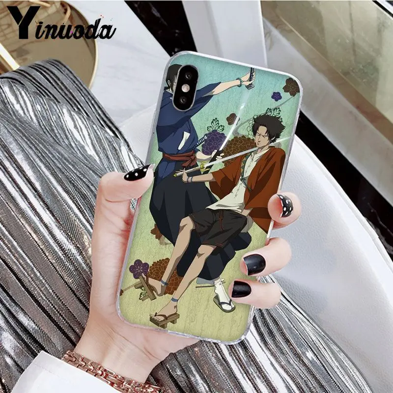 Yinuoda аниме самурай шампло Новинка чехол для телефона Fundas чехол для Apple iPhone 8 7 6 6S Plus X XS MAX 5 5S SE XR чехол