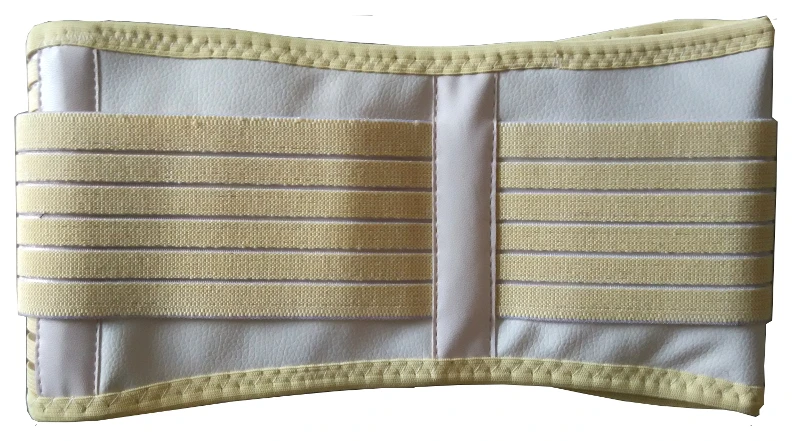 Турмалиновый пояс для облегчения жары поддержки талии модный желтый магнитный