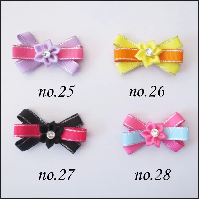 100 BLESSING Good Latest Vogue Various Style 2.25-2.75" E Flower Bow 218 No.