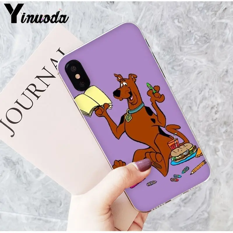 A16 Yinuoda Shaggy и Scooby Doo прозрачный мягкий для телефона чехол для Apple iPhone 8 7 6S Plus X XS MAX 5 5S SE XR мобильные чехлы - Цвет: A16