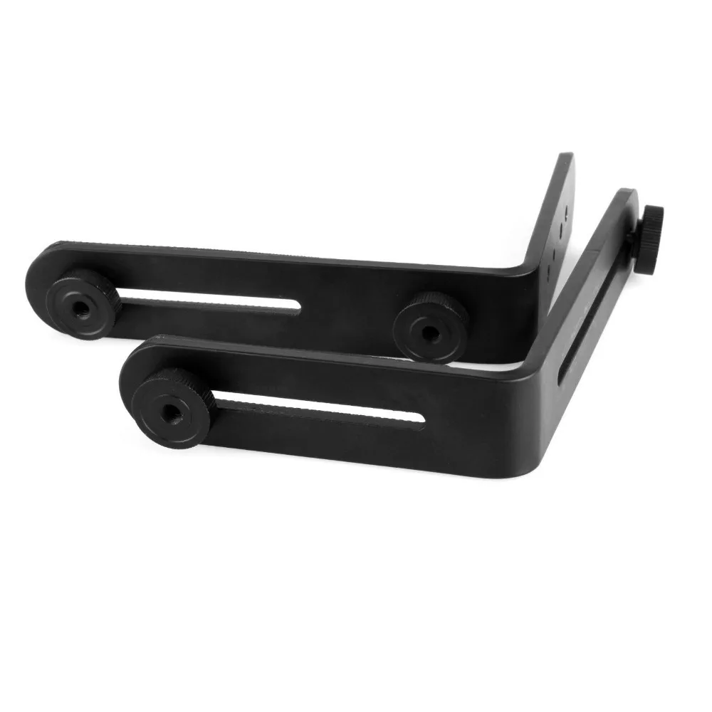 Двойной L Универсальный Регулируемый кронштейн для вспышки камеры Canon Nikon Sony Pentax -