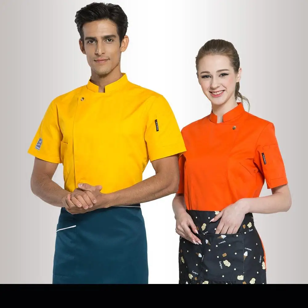 Бесплатная доставка разноцветная одежда шеф повара дизайн ресторана в западном