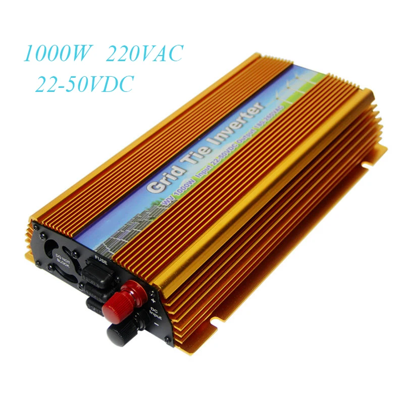 MAYLAR солнечный внутрисетевой галстук инвертора 1000 Вт DC 22 50 В к AC 180 260 MPPT чистый