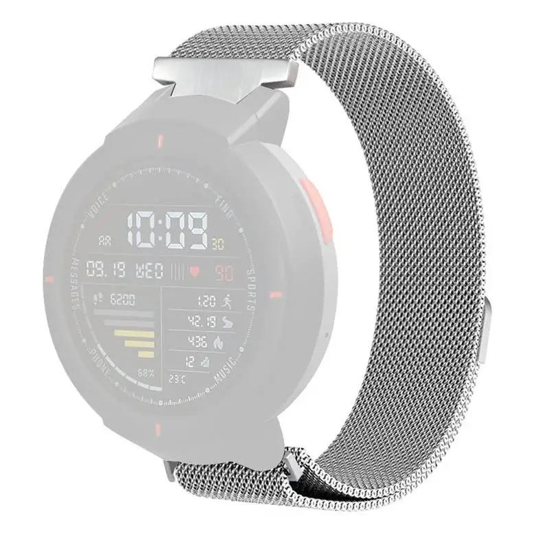B Миланский Браслет ремешок для часов Huami Amazfit Verge с защитная пленка из термополиуретана Смарт часы замена аксессуары - Цвет: B