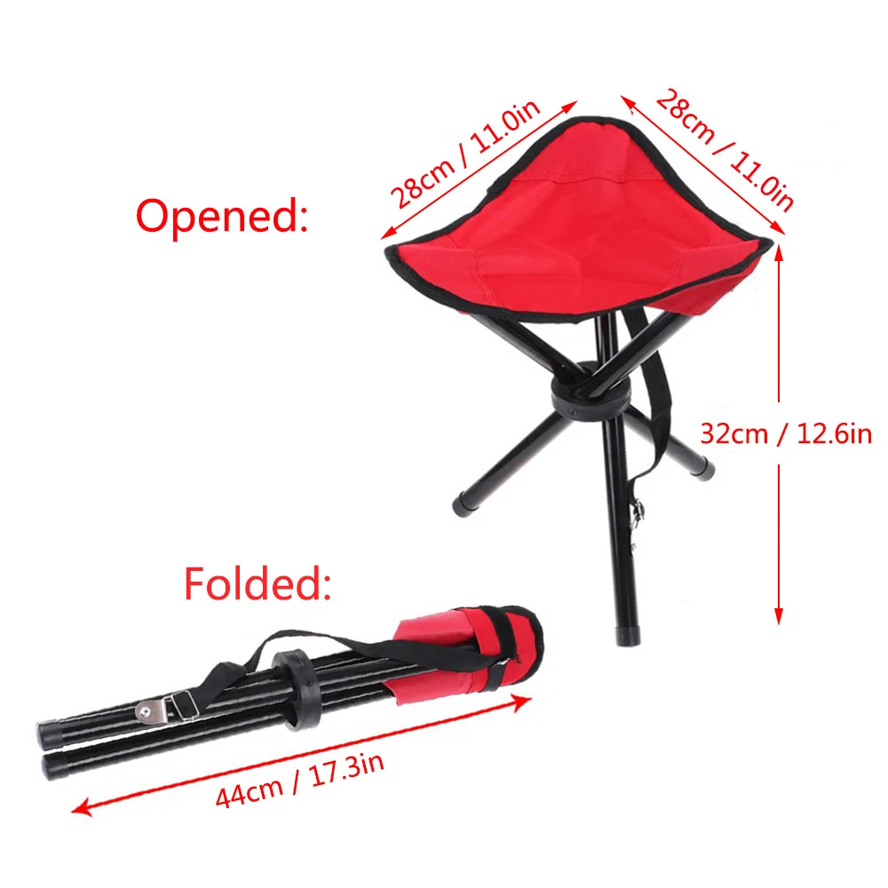 Складной стул портативный штатив для кемпинга рыбалки из ткани Оксфорд 600D | Спорт