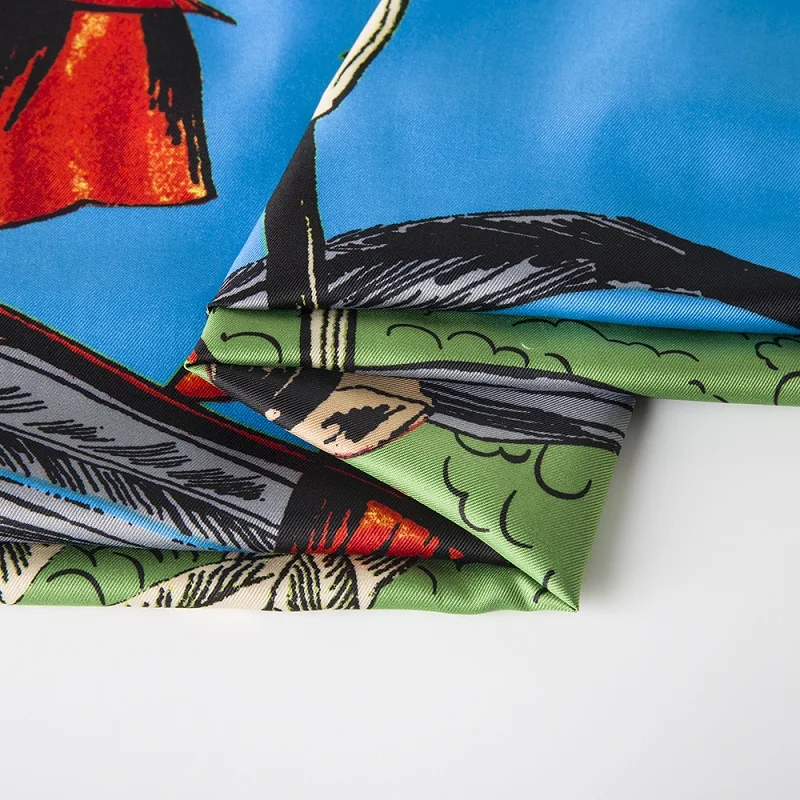 Женский квадратный шарф с принтом морских цветов из 100% шелка|silk square scarf|square scarfwomen