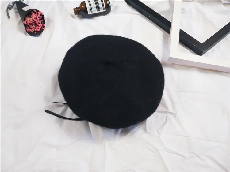 WSYORE Beret Femme новые осенние и зимние шляпы для похода в церковь женские шляпы повседневные дикие шерстяные береты Женские винтажные живописные шляпы NS1160