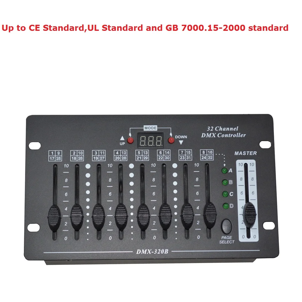 1Pcs/Lot Free Shipping 32 Channels DMX Stage Lighting Controller DMX Console Control LED Moving Head Lights LED Par Light