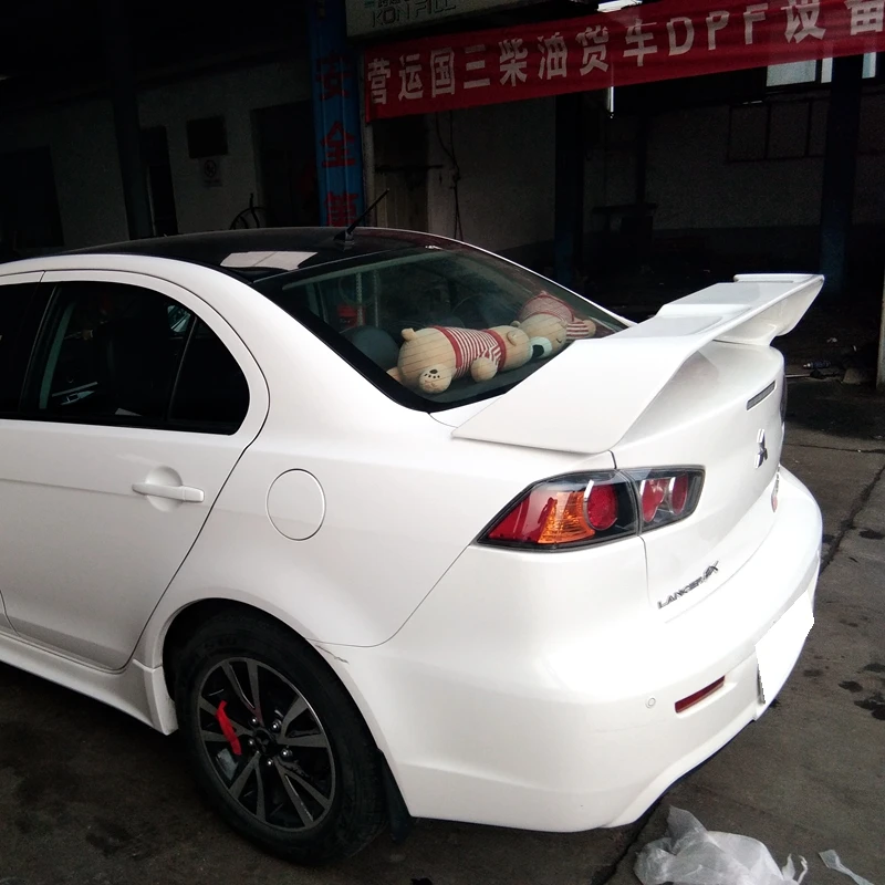 Для Mitsubishi Lancer EX 2006- тип спойлер высокого качества ABS спойлер грунтовка или любой цвет задний спойлер для Lancer EX