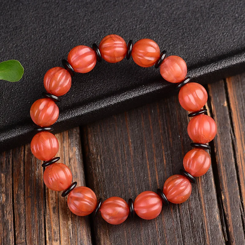 Женский браслет с натуральным кристаллом 10 мм|Плетеные браслеты| |