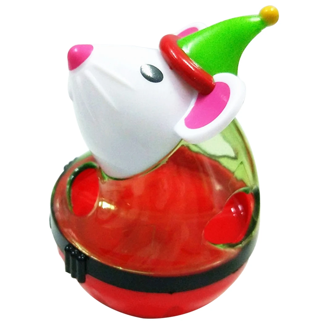 Мяч для домашних питомцев поилка мыши собаки дозатор еды Рождественский воды