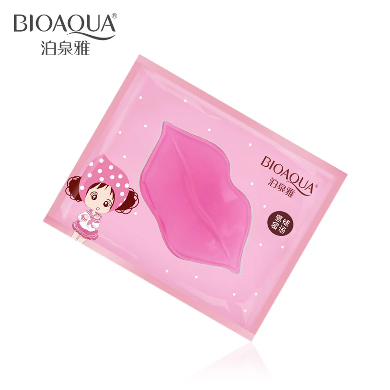 BIOAQUA питательные увлажняющие 3/5 шт. карандаш для губ гелевая маска для увлажнения увлажняют ремонт Уход за глазами убрать линии пятна осветлить увеличитель губ Crystal коллагеновая маска для лица
