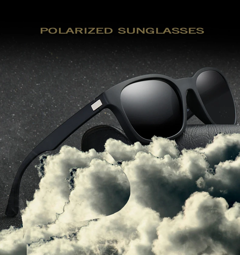 Очки солнцезащитные унисекс поляризационные в стиле ретро|oculos fashion|sunglasses men